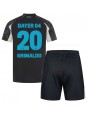 Bayer Leverkusen Alejandro Grimaldo #20 Alternativní dres pro děti 2024-25 Krátký Rukáv (+ trenýrky)